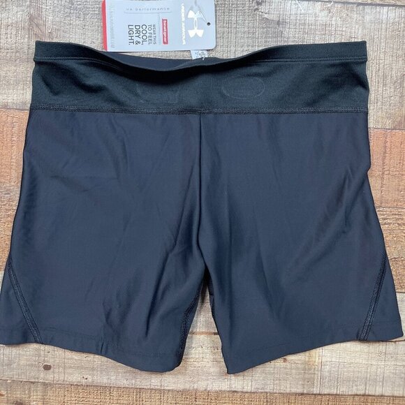 Under Armour NWT Black Performance Compression Shorts size Medium - Picture 3 of 5